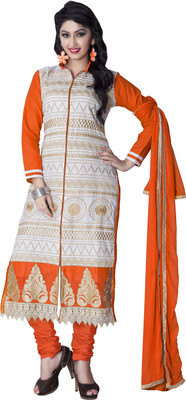 Khushali Cotton Self Design, Embroidered Salwar Suit Dupatta Material(Un-stitched), Orange;white
Khushali Cotton Self Design, Embroidered Salwar Suit Dupatta Material(Un-stitched), Orange;white
