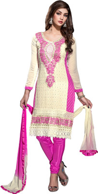 Khushali Chiffon Self Design, Embroidered Salwar Suit Dupatta Material(Un-stitched), Beige;pink
Khushali Chiffon Self Design, Embroidered Salwar Suit Dupatta Material(Un-stitched), Beige;pink