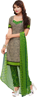 Trendz Apparels Crepe Printed Salwar Suit Dupatta Material(Un-stitched), Beige;green
Trendz Apparels Crepe Printed Salwar Suit Dupatta Material(Un-stitched), Beige;green
