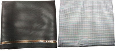 Vimal Cotton Polyester Blend Checkered Shirt & Trouser Fabric(Un-stitched), Brown
Vimal Cotton Polyester Blend Checkered Shirt & Trouser Fabric(Un-stitched), Brown