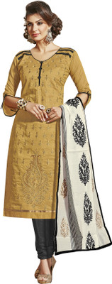 Khushali Chanderi Self Design, Embroidered Salwar Suit Dupatta Material(Un-stitched), Beige;black
Khushali Chanderi Self Design, Embroidered Salwar Suit Dupatta Material(Un-stitched), Beige;black