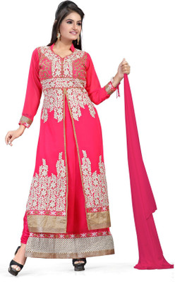 Navya Georgette Embroidered, Self Design Semi-stitched Salwar Suit Dupatta Material, Pink;white
Navya Georgette Embroidered, Self Design Semi-stitched Salwar Suit Dupatta Material, Pink;white