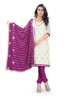 The Four Hundred Chanderi Self Design Semi-stitched Salwar Suit Dupatta Material, Purple
The Four Hundred Chanderi Self Design Semi-stitched Salwar Suit Dupatta Material, Purple