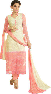 Khushali Chiffon Self Design, Embroidered Salwar Suit Dupatta Material(Un-stitched), Beige;pink
Khushali Chiffon Self Design, Embroidered Salwar Suit Dupatta Material(Un-stitched), Beige;pink