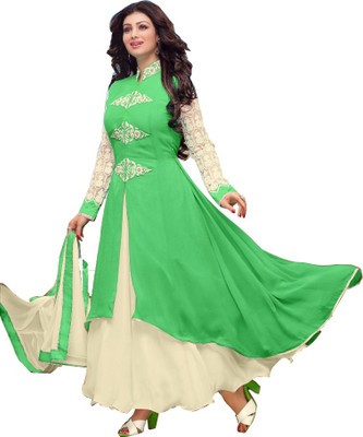 Shree Vardhman Georgette Embroidered Salwar Suit Dupatta Material(Un-stitched), Mint green;pastel peach
Shree Vardhman Georgette Embroidered Salwar Suit Dupatta Material(Un-stitched), Mint green;pastel peach