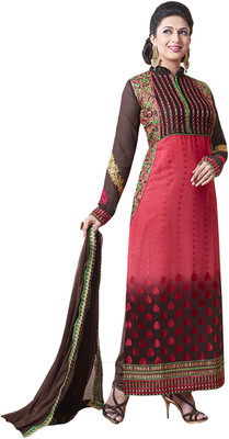 Jiya Georgette Self Design, Embroidered Salwar Suit Dupatta Material(Un-stitched), Brown;pink
Jiya Georgette Self Design, Embroidered Salwar Suit Dupatta Material(Un-stitched), Brown;pink