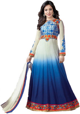 Indian Wear Online Georgette Embroidered Semi-stitched Salwar Suit Dupatta Material, Blue
Indian Wear Online Georgette Embroidered Semi-stitched Salwar Suit Dupatta Material, Blue