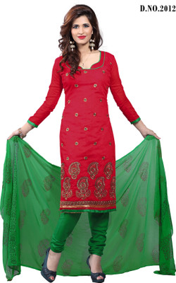 Trendz Apparels Chanderi Embroidered Salwar Suit Dupatta Material(Un-stitched), Red
Trendz Apparels Chanderi Embroidered Salwar Suit Dupatta Material(Un-stitched), Red