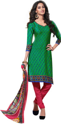 Jiya Crepe Self Design, Printed Salwar Suit Dupatta Material(Un-stitched), Green;pink
Jiya Crepe Self Design, Printed Salwar Suit Dupatta Material(Un-stitched), Green;pink