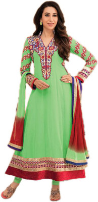 Party Wear Dresses Georgette Embroidered Semi-stitched Salwar Suit Dupatta Material, Green
Party Wear Dresses Georgette Embroidered Semi-stitched Salwar Suit Dupatta Material, Green