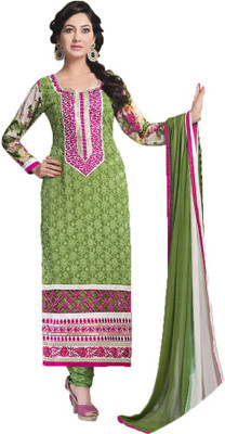 Indian Wear Online Georgette Embroidered Semi-stitched Salwar Suit Dupatta Material, Green
Indian Wear Online Georgette Embroidered Semi-stitched Salwar Suit Dupatta Material, Green