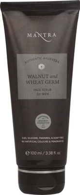Mantra Walnut & Wheat Germ Face Scrub For Men(100 ml)