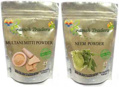 PRAMSH MULTANI MITTI 100GM + NEEM 200GM POWDER(300 g)