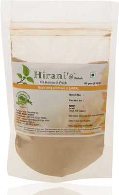 Hirani's Oil Removal Pack(100 g)