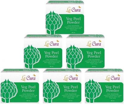 Lacura Veg Peel Power (Pack of 6 pc 60 g each)(360 g)