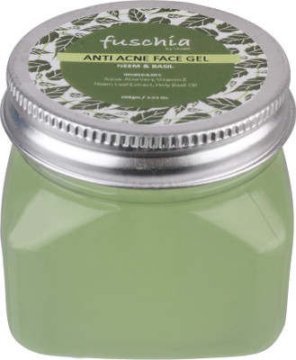 Fuschia Anti Acne Face Gel - Neem & Basil(100 g)
