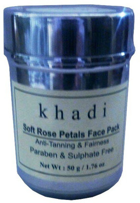 Khadi Herbal Soft Rose Petals Face pack ( Paraben & Sulphate Free )(50 g)
Khadi Herbal Soft Rose Petals Face pack ( Paraben & Sulphate Free )(50 g)