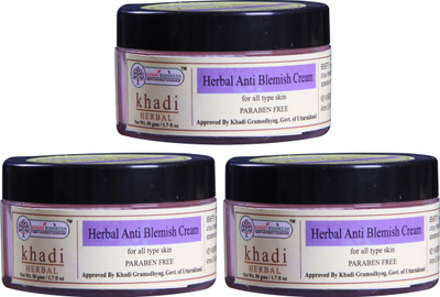 Khadi Rishikesh Pack of 3 Anti Blemish Cream(50 g)