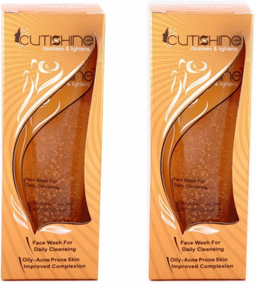 Cutishine Anti Acne (Pack of 2) Face Wash(140 ml)