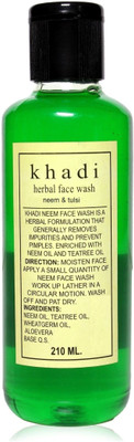 Khadi Herbal Neem & Tulsi Face Wash(210 ml)