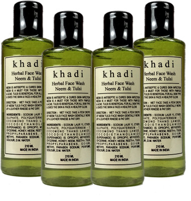 Khadi Herbal Neem Tulsi Face Wash(840 ml)