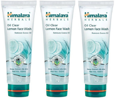 Himalaya Oil Clear Lemon (Set of 3) Face Wash(100 ml)