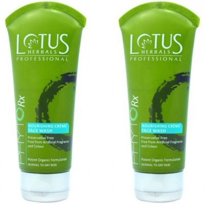 Lotus Professional Phytorx Nourishing Creme Face Wash Pack of 2 Face Wash(160 ml)
Lotus Professional Phytorx Nourishing Creme Face Wash Pack of 2 Face Wash(160 ml)