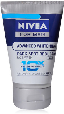 Nivea For Men Advanced Whitening Dark Spot Reduction Face Wash(100 ml)