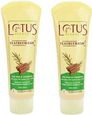Lotus Tea Tree & Cinnamon Anti Acne Oil Control Face Wash Pack of 2 Face Wash(80 g)
Lotus Tea Tree & Cinnamon Anti Acne Oil Control Face Wash Pack of 2 Face Wash(80 g)