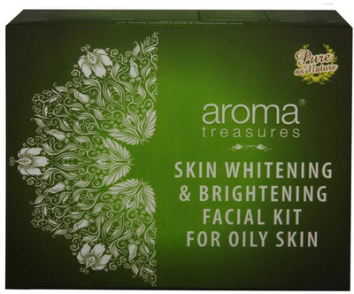 Aroma Treasures Skin Whitening & Brightening Facial Kit for Oily Skin 225 g
Aroma Treasures Skin Whitening & Brightening Facial Kit for Oily Skin 225 g