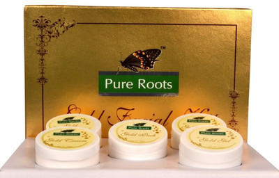 Pure Roots GOLD FACIAL KIT 100 g(Set of 5)