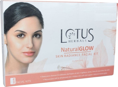 Lotus Natural Glow Skin Radiance Facial Kit(Set of 5)
