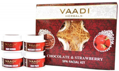 Vaadi Herbals Deep-moisturising Chocolate Spa Facial Kit With Strawberry Extract 70 g(Set of 4)
Vaadi Herbals Deep-moisturising Chocolate Spa Facial Kit With Strawberry Extract 70 g(Set of 4)
