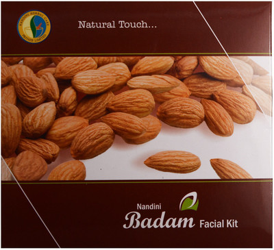 Nandini Herbal Care Badam Facial Kit, 170g 170 g(Set of 4)