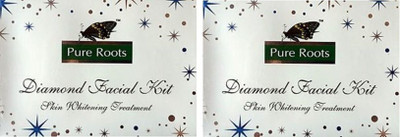 Pure Roots DIAMOND FACIAL KIT 200 g(Set of 2)