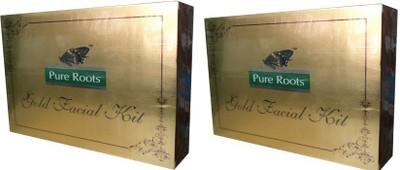Pure Roots GOLD FACIAL KIT 200 g(Set of 5)