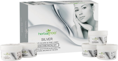 Herbal Tree Silver Facial Kit 420 g(Set of 5)