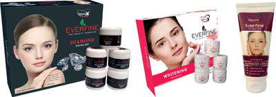 Everfine Diamond & Whitning Facial Kit Pack Of 2 Get A Fairness Cream 75gm 185 g(Set of 3)
Everfine Diamond & Whitning Facial Kit Pack Of 2 Get A Fairness Cream 75gm 185 g(Set of 3)