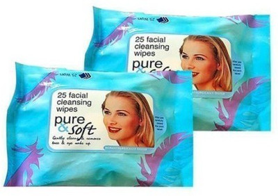 Liqon Pure Soft Facial Face Skin cleaning Wet Tissue Wipes (MultiFlavour)(Pack of 2)
Liqon Pure Soft Facial Face Skin cleaning Wet Tissue Wipes (MultiFlavour)(Pack of 2)