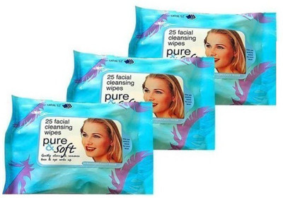 Liqon Pure Soft Facial Face Skin Cleaning Wet Tissue Wipes (MultiFlavour) (Pack of 3)(Pack of 3)
Liqon Pure Soft Facial Face Skin Cleaning Wet Tissue Wipes (MultiFlavour) (Pack of 3)(Pack of 3)