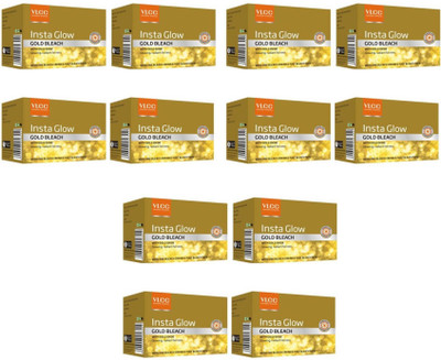 VLCC Insta Glow Gold Bleach Pack Of 12(360 g)