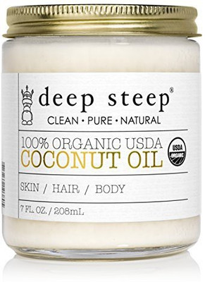Deep Steep Organic Coconut Oil(208 ml)