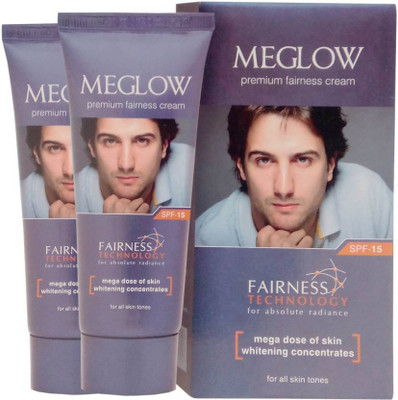 Meglow Premium Fairness Cream For Men pack of 2 100g(100 g)