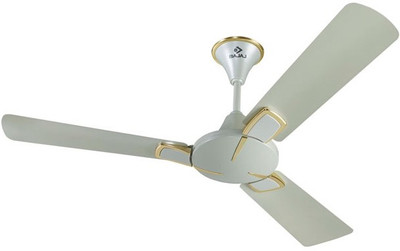 Bajaj Centrim 1200 mm 3 Blade Ceiling Fan(White, Gold), Gold;white