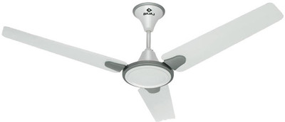 Bajaj ARK 1200 mm silky white 3 Blade Ceiling Fan(SILKY WHITE, Pack of 1)
