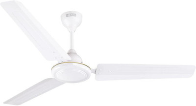 Luminous Pulse 50 White 3 Blade Ceiling Fan(White)
