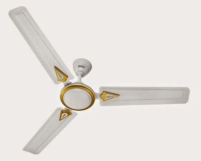 Usha New Trump 3 Blade Ceiling Fan(Rich White)