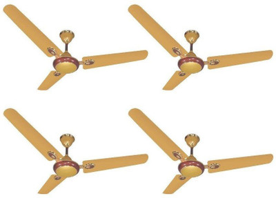 Blue Sapphire Fusion 48 Ceiling Fan Golden Pack of 4 3 Blade Ceiling Fan(Blue, Pack of 4), Multicolor
Blue Sapphire Fusion 48 Ceiling Fan Golden Pack of 4 3 Blade Ceiling Fan(Blue, Pack of 4), Multicolor