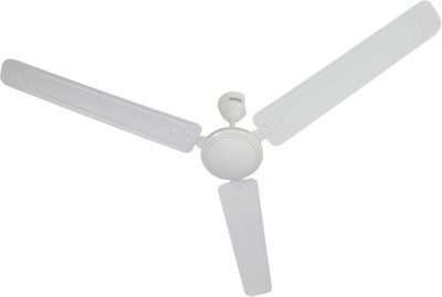 Usha New Zen White 1400 3 Blade Ceiling Fan(White)