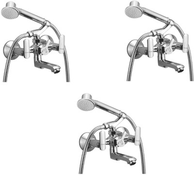 Oleanna ALCOSD-09 Speed Telephonic Wall Mixer with Crutch and Hand Shower Set Included (Disc Fitting | Quarter Turn | Form Flow) (Pack of 3 Pcs) Mixer Faucet(Wall Mount Installation Type)
Oleanna ALCOSD-09 Speed Telephonic Wall Mixer with Crutch and Hand Shower Set Included (Disc Fitting | Quarter Turn | Form Flow) (Pack of 3 Pcs) Mixer Faucet(Wall Mount Installation Type)